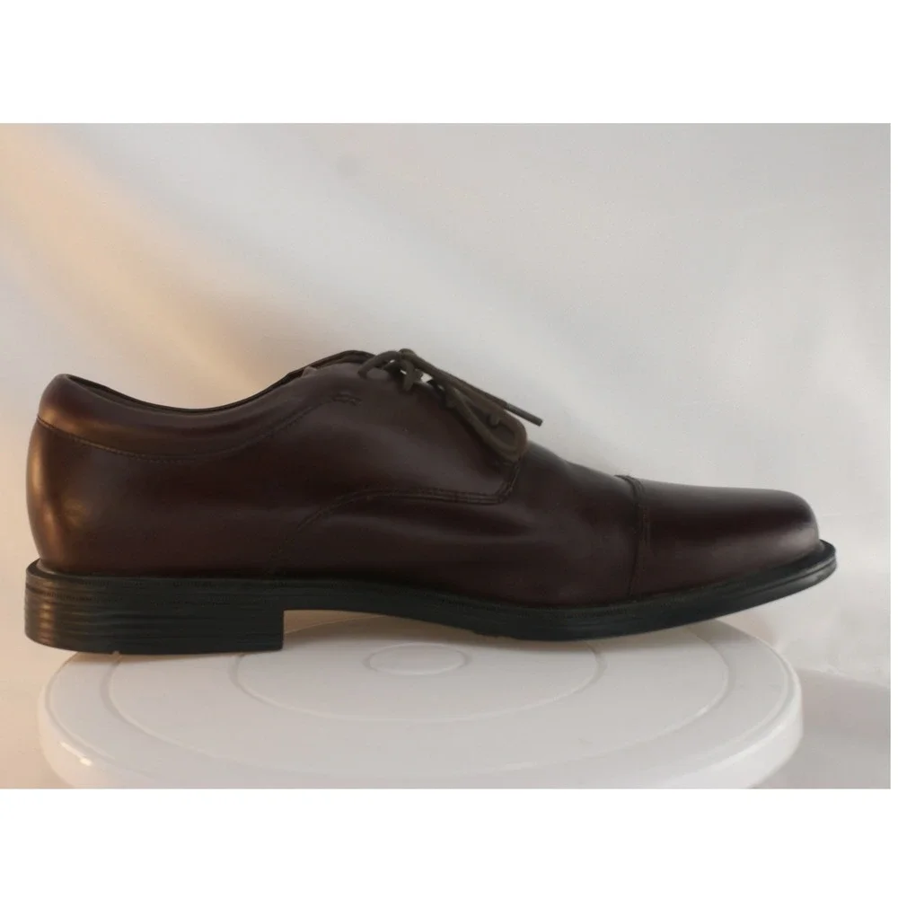 Rockport Waterproof Mens Cap Toe Oxford Shoes Dark Brown Leather APM1177N 12M